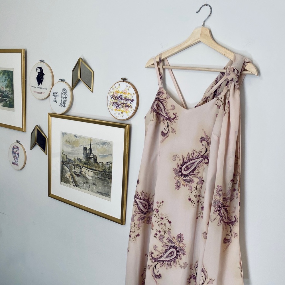 Sheer Y2K midi dress + scarf set